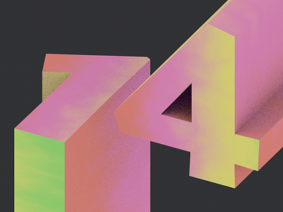 14 cinema4d design graphic design illustration lettering typography