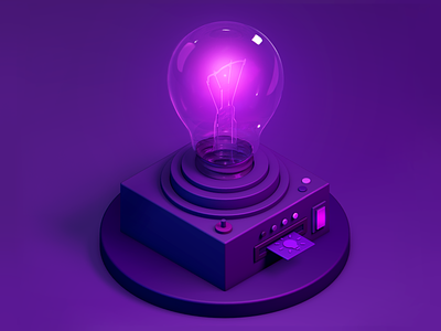 Idea 3d bulb idea light
