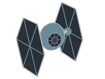 Tie Fighter illustration star wars tie fighter