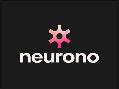 Neurono - Neuron Logo Design 2 abstract logo brand identity branding gradient logo logo logo design logo designer logos logotype neuron logo design startup logo tech logo visual identity