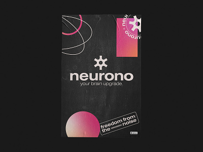Neurono - Poster and Packaging Design abstract logo app logo brand identity branding identity logo design logo designer logotype poster poster design print design startup brand startup logo tech brand tech logo