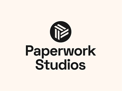 Paperwork Studios - Badge Logo Design