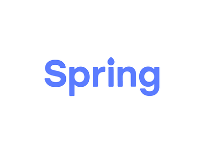 Spring Water - Wordmark Design