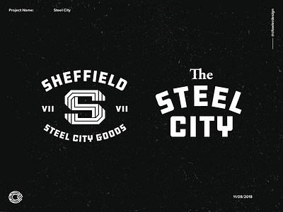 Steel City - Sheffield Letter S Logo Design brand design brand identity branding letter s lettering logo logo design logo designer logo designer uk logo mark logotype s