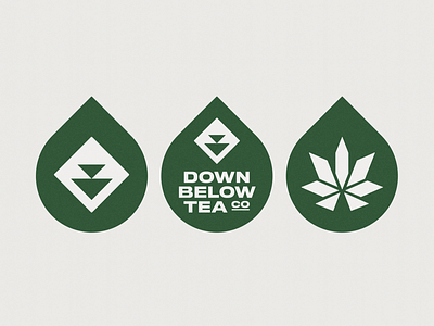 Down Below Tea Co. - CBD Logo Badges