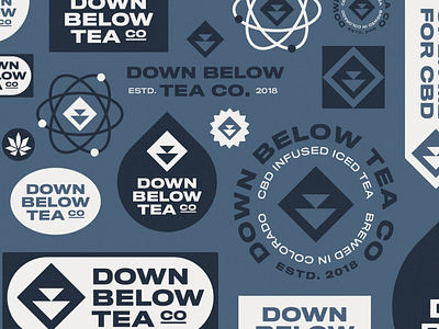 Down Below Tea Co. - CBD Logo Lockups