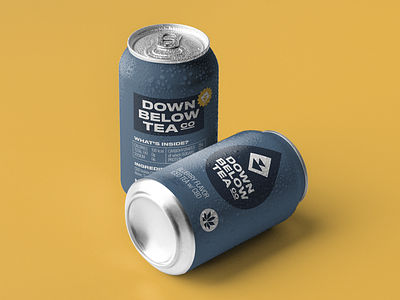 Down Below Tea Co. - CBD Packaging Can Design