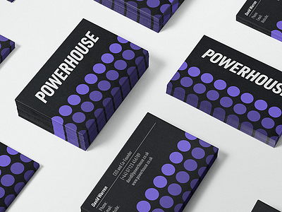 Powerhouse - Business Card Design brand identity branding business card cannabis cannabis branding cannabis design cannabis logo cannabis packaging cbd cbd logo cbdoil hemp icon logo logo design logos logotype symbol