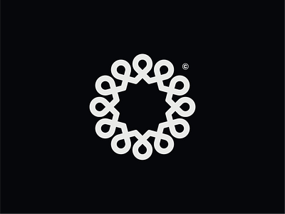 Abstract Circle Logo 1 - Twisting Star