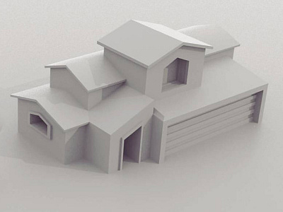 HOUSE MODEL modo