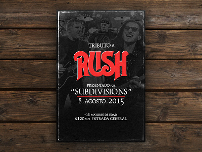 Flyer | Tributo a Rush