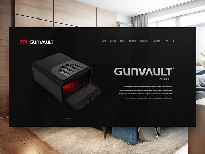 GunVault | Landing Page Redesign
