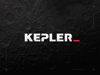 K E P L E R | Logo font minimalist photoshop sci fi type