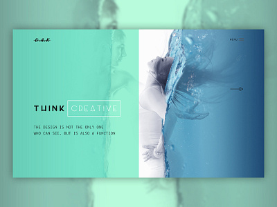 Oak - Creative Home Page creative design minimal ui ux web web design
