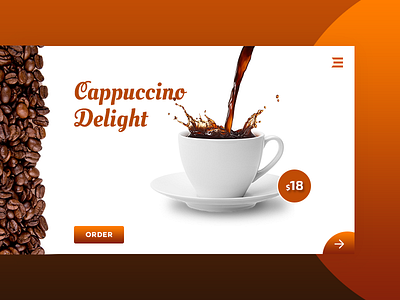 Café Solo - Cafetaria web Design Concept WIP