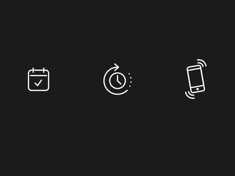 Line icons animation