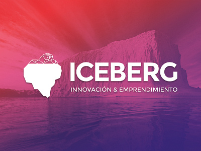 Logo Iceberg branding design iceberg logo logotype vector