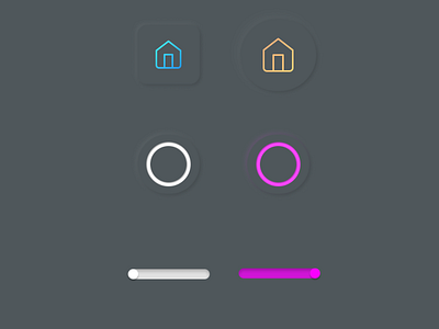 neuMORPHIC animation buttons design graphic design neumorphicdesign ui