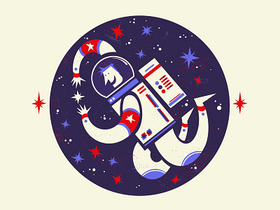 Space Cadet adobe art design graphic illustration illustrator space vector