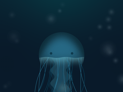 Jellyfish after effects animal animation fish gif graphic illustration illustrator jelly jellyfish ocean sea