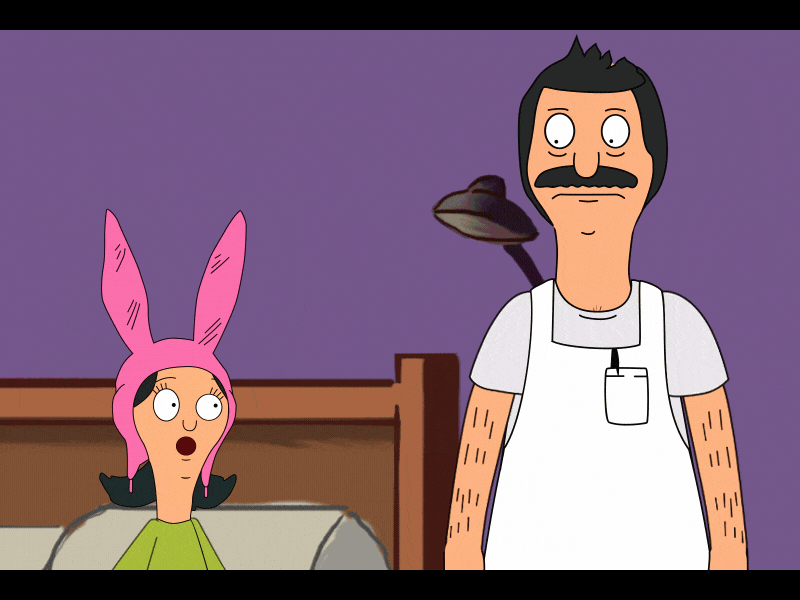 Bobs Burgers AfterEffects Animation 4 2d adobe aftereffects animation art character animation duik joysticksnsliders rigging rubberhose shape layers vector