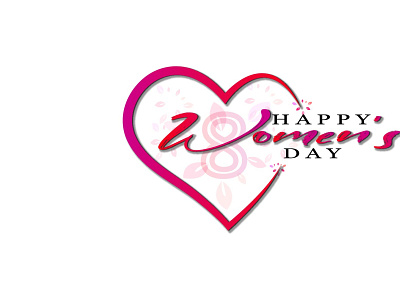 Happy Women's day branding graphic design logo