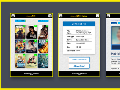 Simple Movies App Design