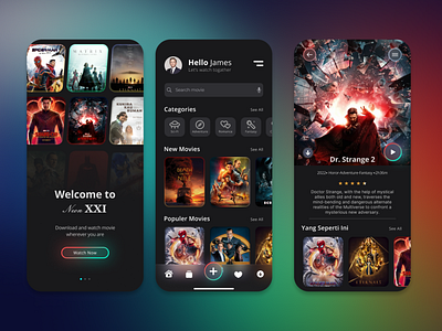 Neon XXI | Movie Stream App