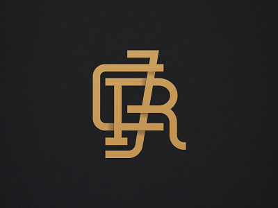 RJC branding court gold identity justice monogram reno type
