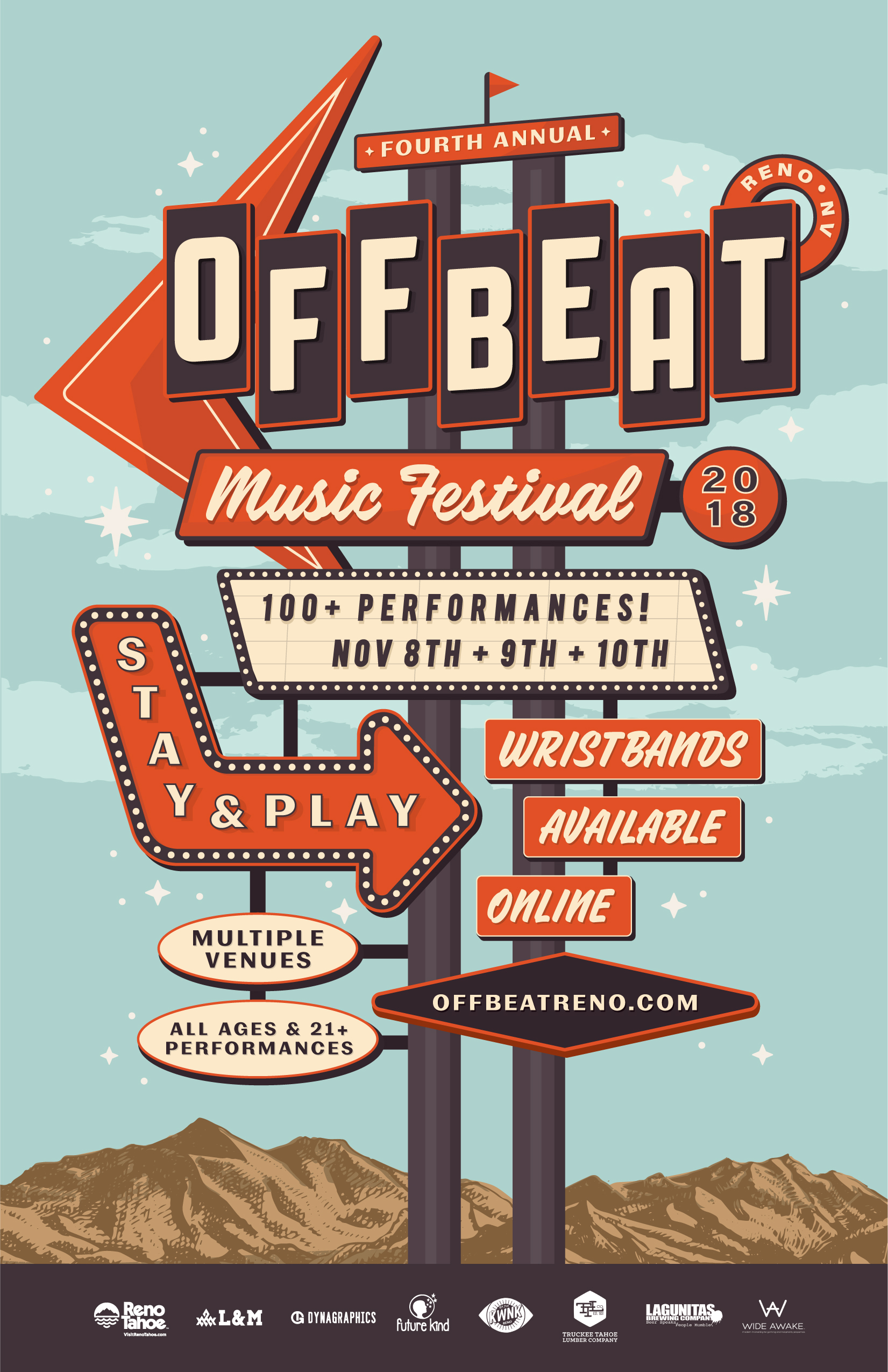 Off Beat Music Festival Poster by Binh Cao on Dribbble