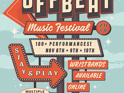 Off Beat Music Festival Poster