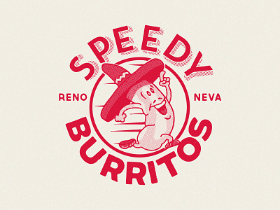 Speedy Burritos badge burrito food mexican nevada reno restaurant speedy