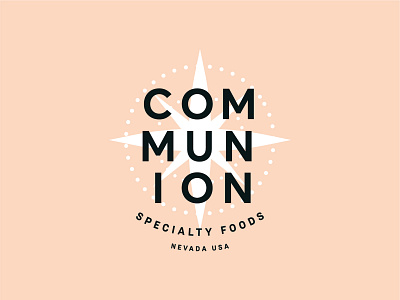 Communion Specialty Foods branding brooklyn identity logo nevada new york city nyc reno star typography
