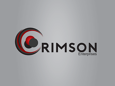 Crimson Enterprises business class contemporary logo modern