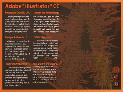 Illustrator typo ad for class illustrator