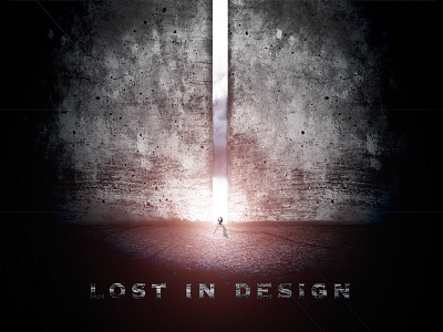 Lost In Design black blue burnt cinematic design in lost red rock