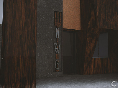 New front of restaurant design for North West Gourmet 3d ambientocclusion c4d cinema4d cineware cstop nwg rendering