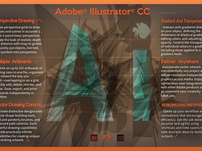 Cool abstract adobe illustrator postcard