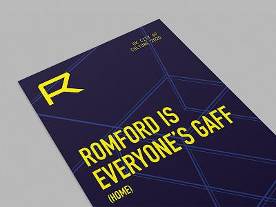 Romford Launch Poster a3 poster brand branding design event poster informational poster launch poster poster poster design retro romford