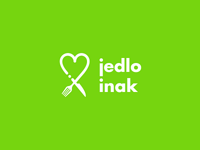 Jedlo inak logo design