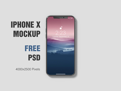 Free iPhone X Mockup