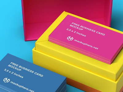 Free Business Card Mockup Vol 2