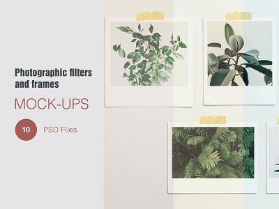 Photographic Filters and Frames Mock-ups filter filters frame mockup frames mockup instant mockup mockup mockup design moodboard photo mockup photographic photographic design photography photoshop polaroid mockup