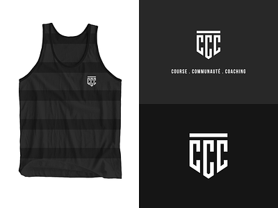 CCC Run Club brand logo logo design run run club running