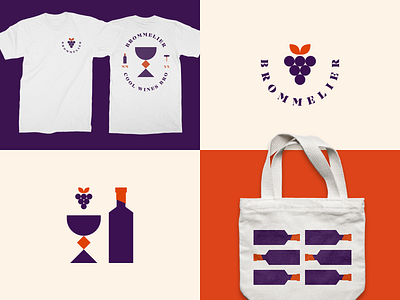 Brommelier branding logo logo design merch tote tshirt tshirt design vin vino wine