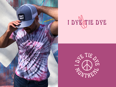 I Dye Tie Dye brand design fashion logo logo design tie dye