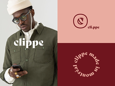 Clippe brand design fashion jewelry logo logo design