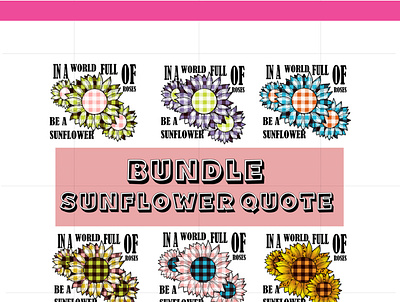 Sunflower vector clipart subliamtion files 3d animation branding graphic design illustration logo motion graphics sunflowers lover gifts ui