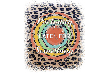 Leopard best saying sublimation design