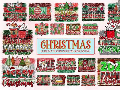 Christmas PNG Retro Vintage bundle sublimation designs 2022 christmas decor
